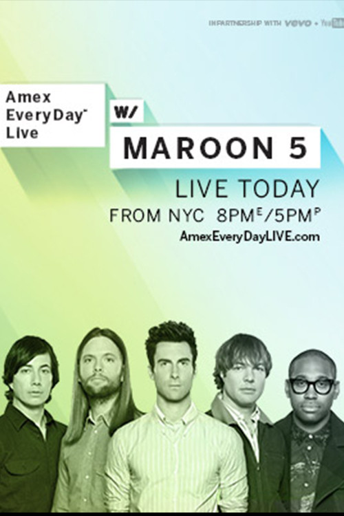 Maroon 5 - Live In Bowery Ballroom poster