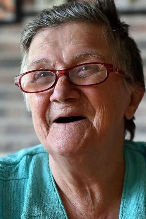 Adolpha van Meerhaeghe as Chantal, the appliance repairer