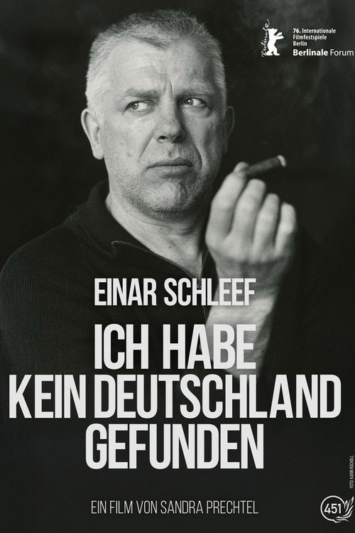 Einar Schleef - No Germany Did I Find