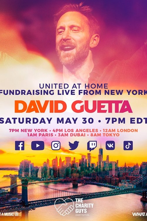 David Guetta | United at Home - Fundraising Live from New York poster