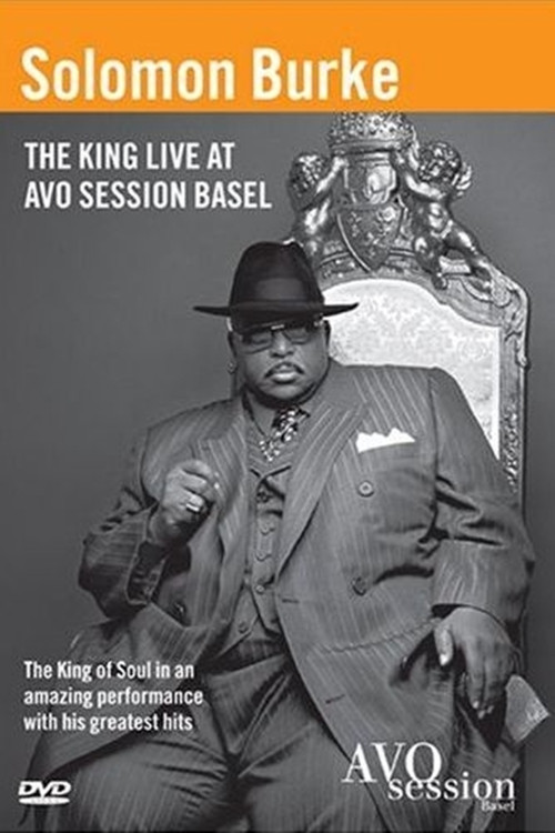 Solomon Burke: The King Live at Avo Session Basel poster