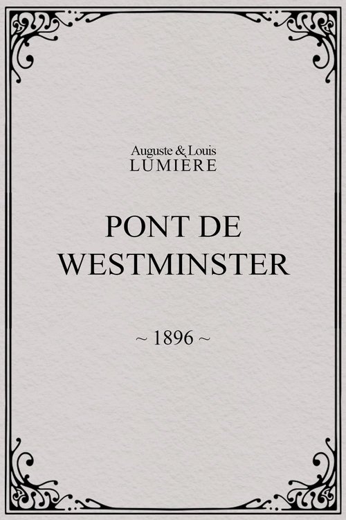 Pont de Westminster poster