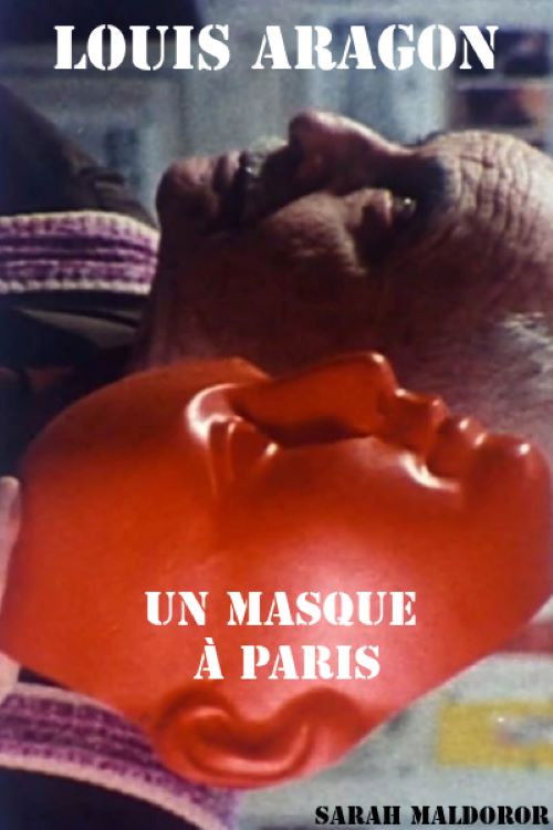 Louis Aragon, a mask in Paris poster