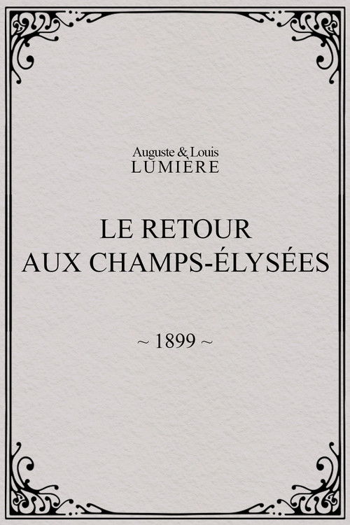 The Return to Champs-Élysées poster