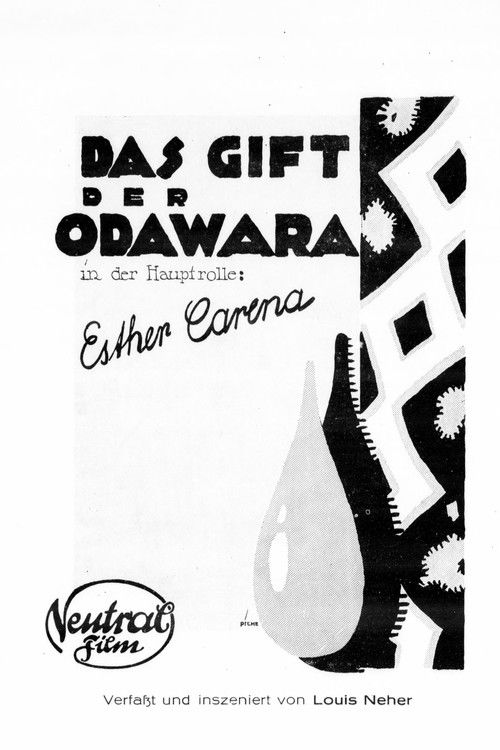Das Gift der Odawara poster