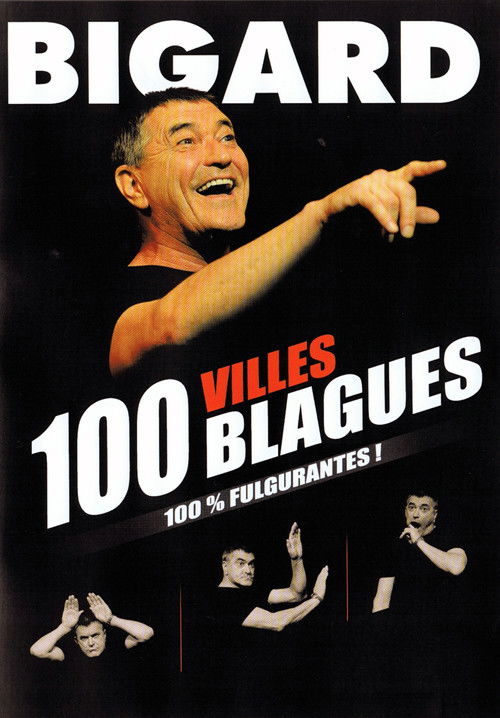 Bigard 100 villes 100 blagues poster