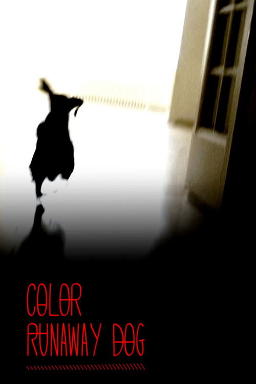 Color Runaway Dog poster
