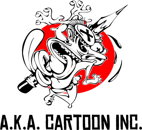 a.k.a. Cartoon logo