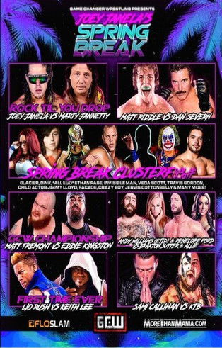 GCW: Joey Janela's Spring Break poster