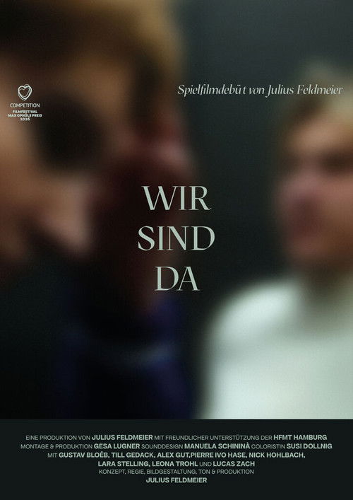 Wir sind da poster