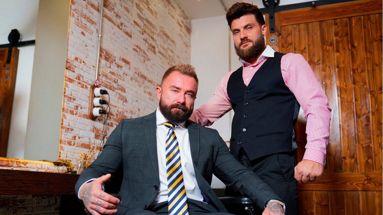 Barbershop Play backdrop