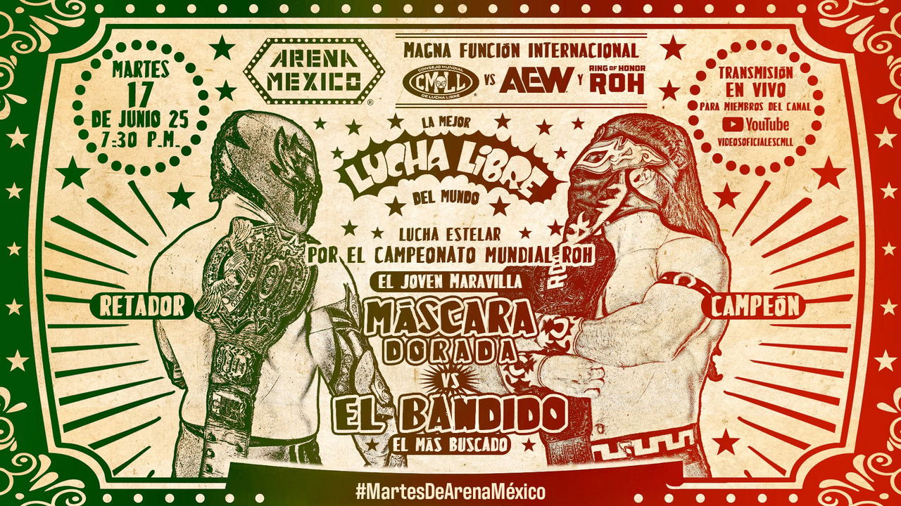 CMLL Martes Populares - CMLL vs. AEW/ROH backdrop