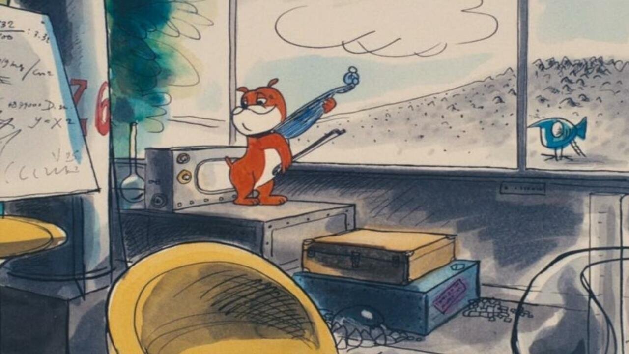 The Dog Who Loved Music backdrop