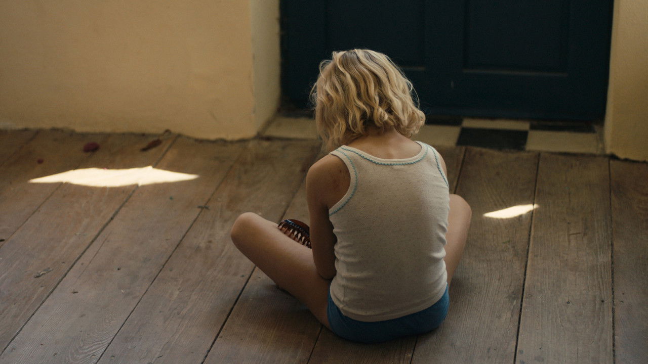 Dark Blue Girl backdrop