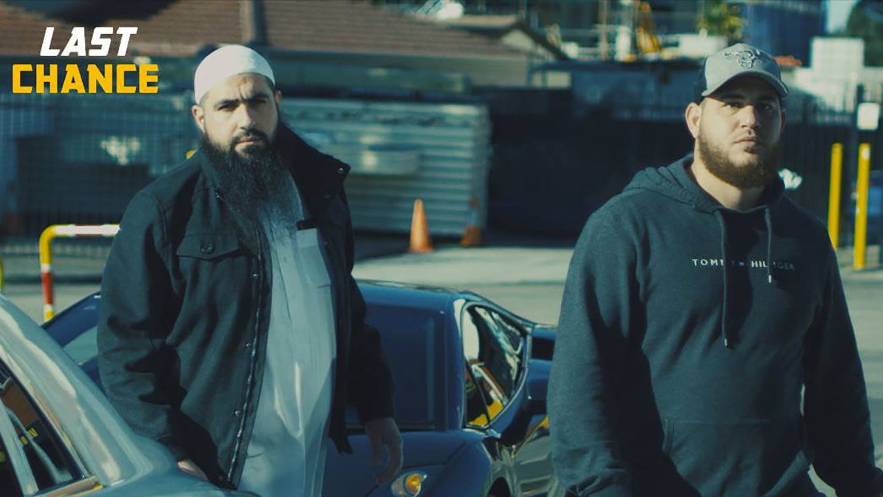 Last Chance backdrop