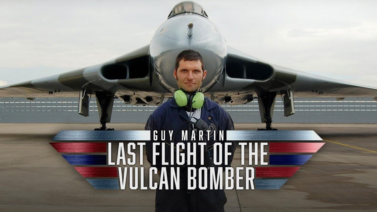 Guy Martin - Last Flight of the Vulcan Bomber backdrop