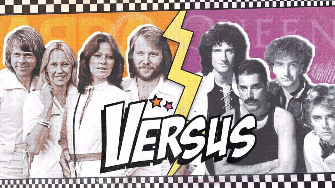 ABBA V Queen backdrop