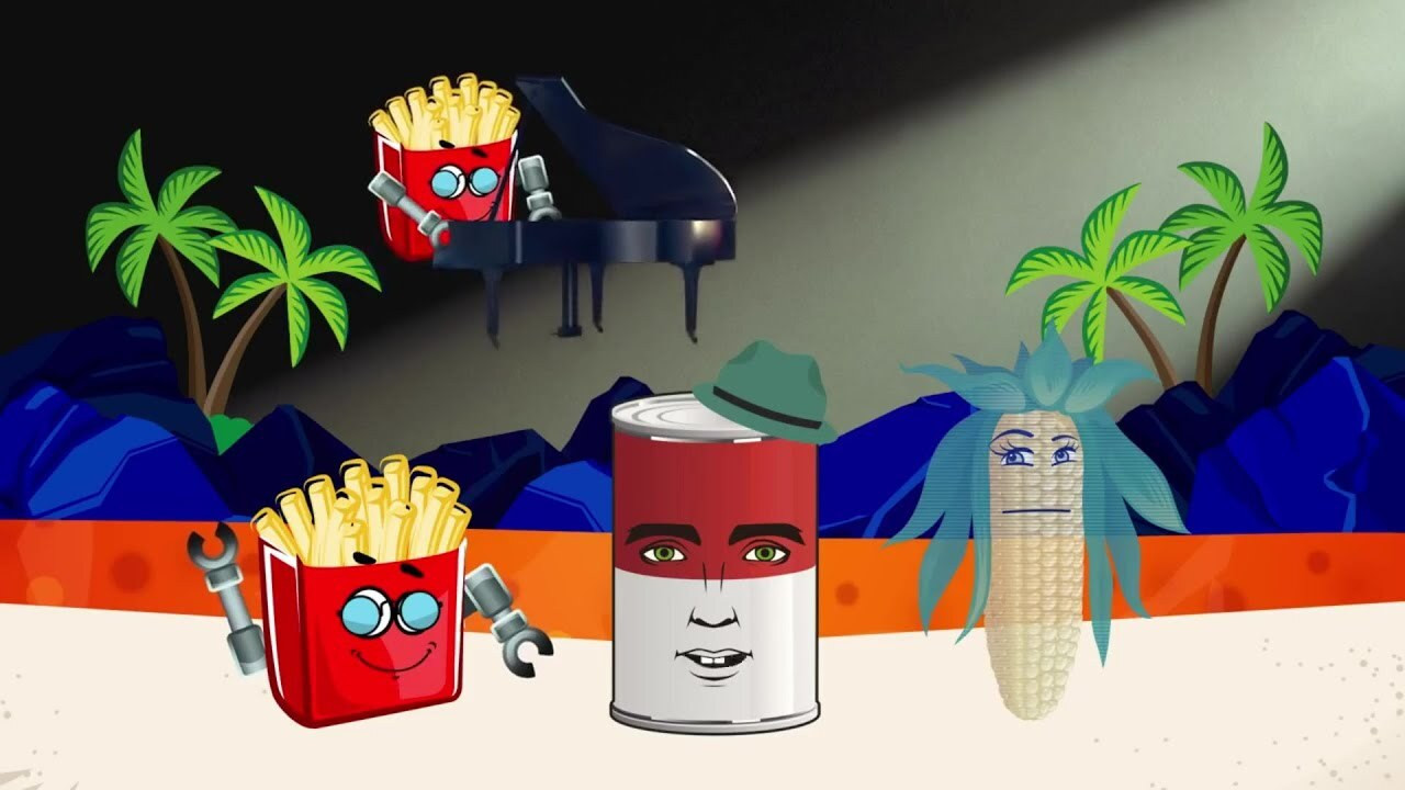 The Hot Daga backdrop