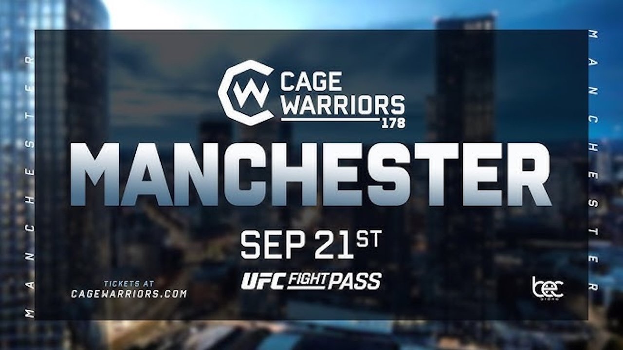 Cage Warriors 178: Manchester backdrop