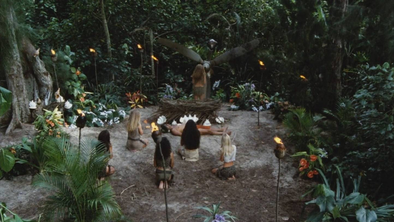 Mysterious Island of Beautiful Women backdrop