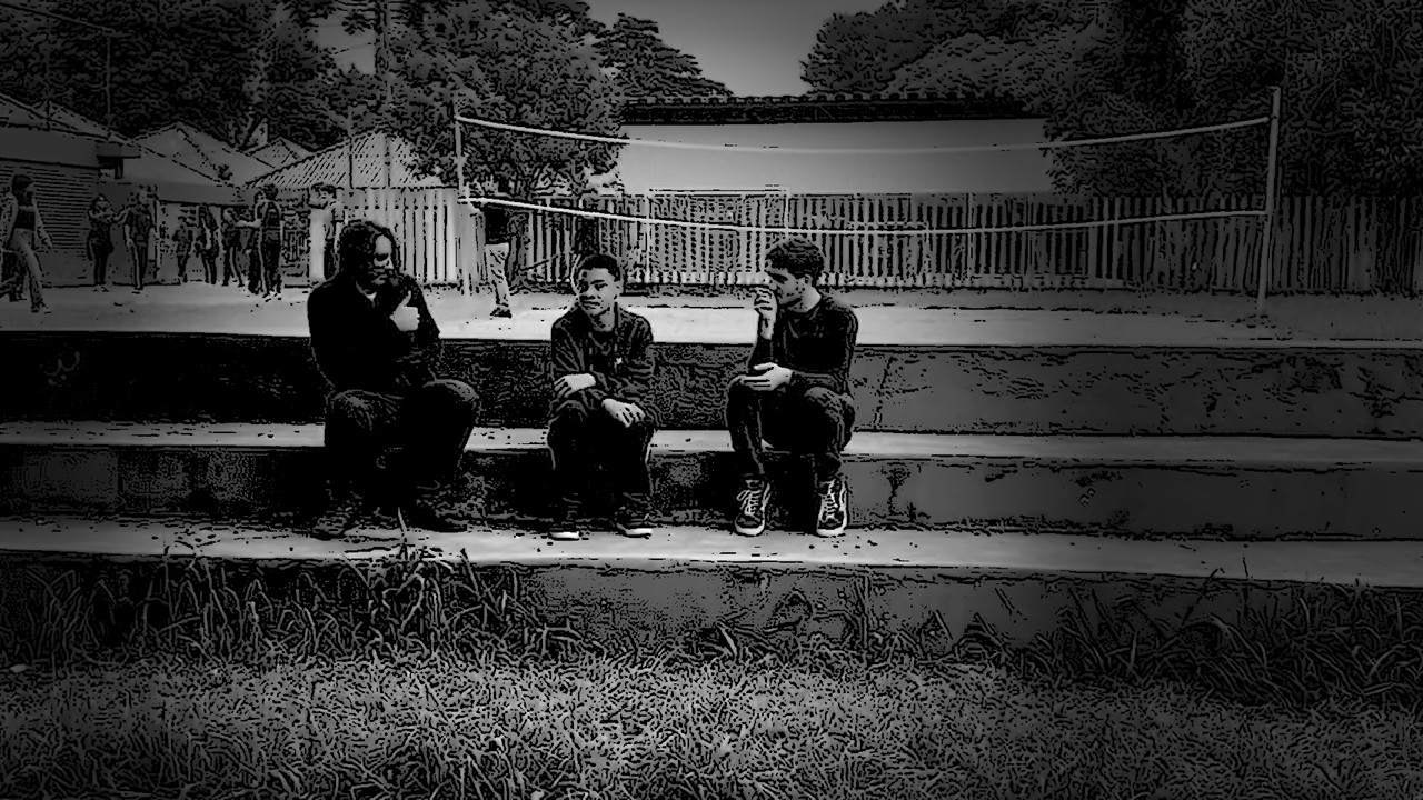 O Excluído backdrop