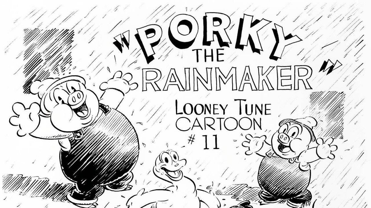 Porky the Rain-Maker backdrop