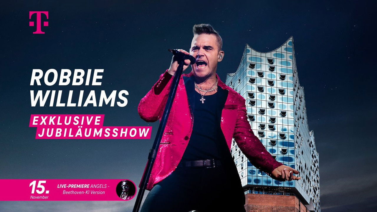 Robbie Williams Live from Elbphilharmonie backdrop