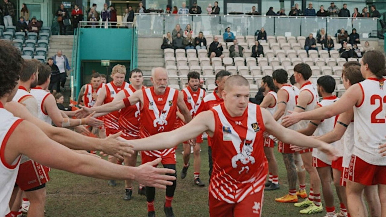 The Mustangs backdrop