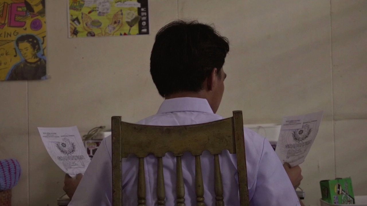 Double Invitation backdrop