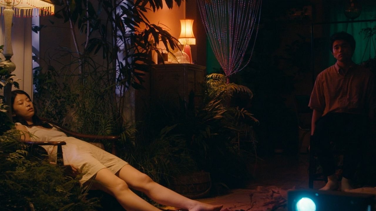 In Her Room backdrop