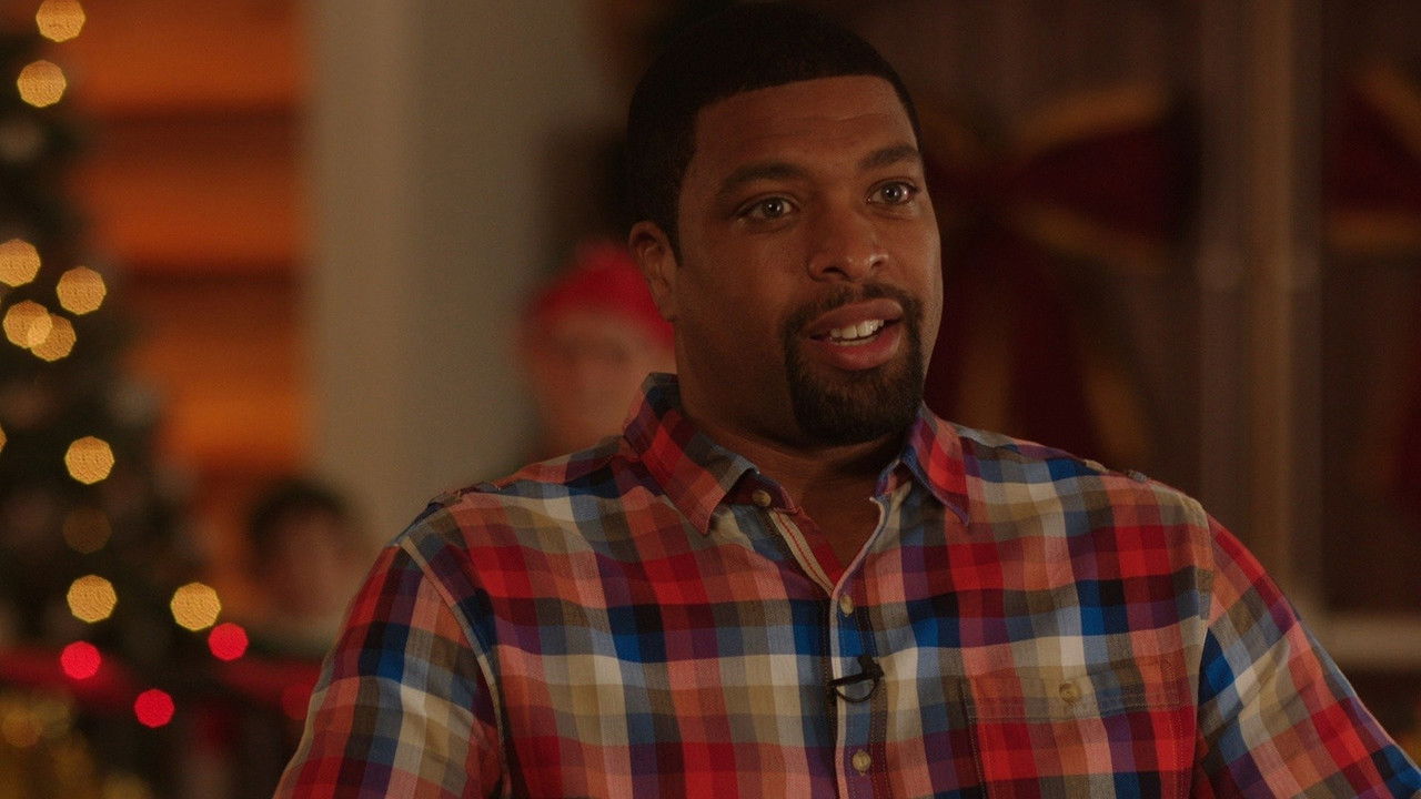 A Very Larry Christmas backdrop