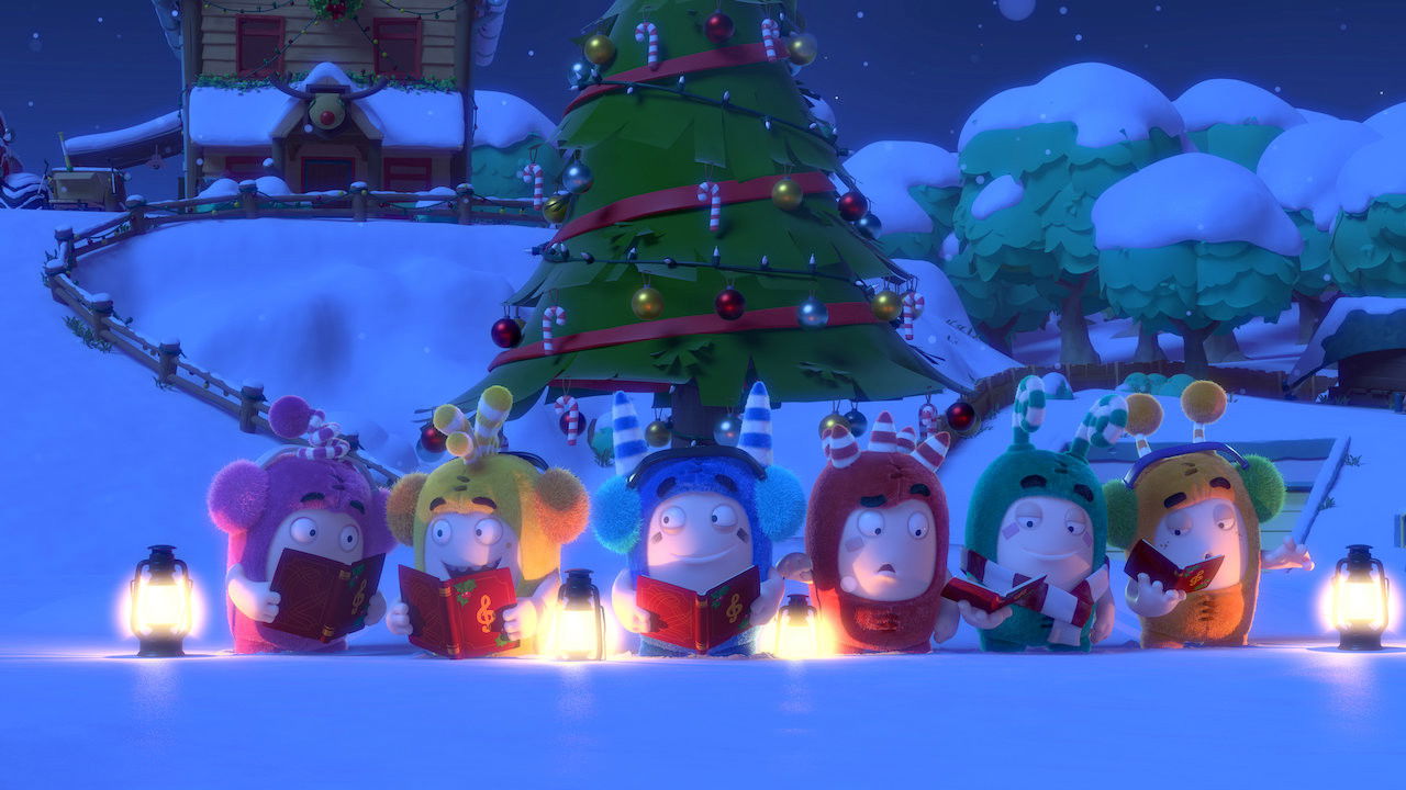 Oddbods: The Festive Menace backdrop