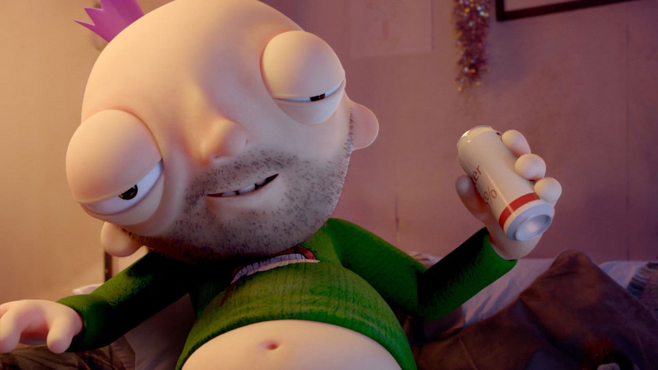 Daddy Christmas backdrop