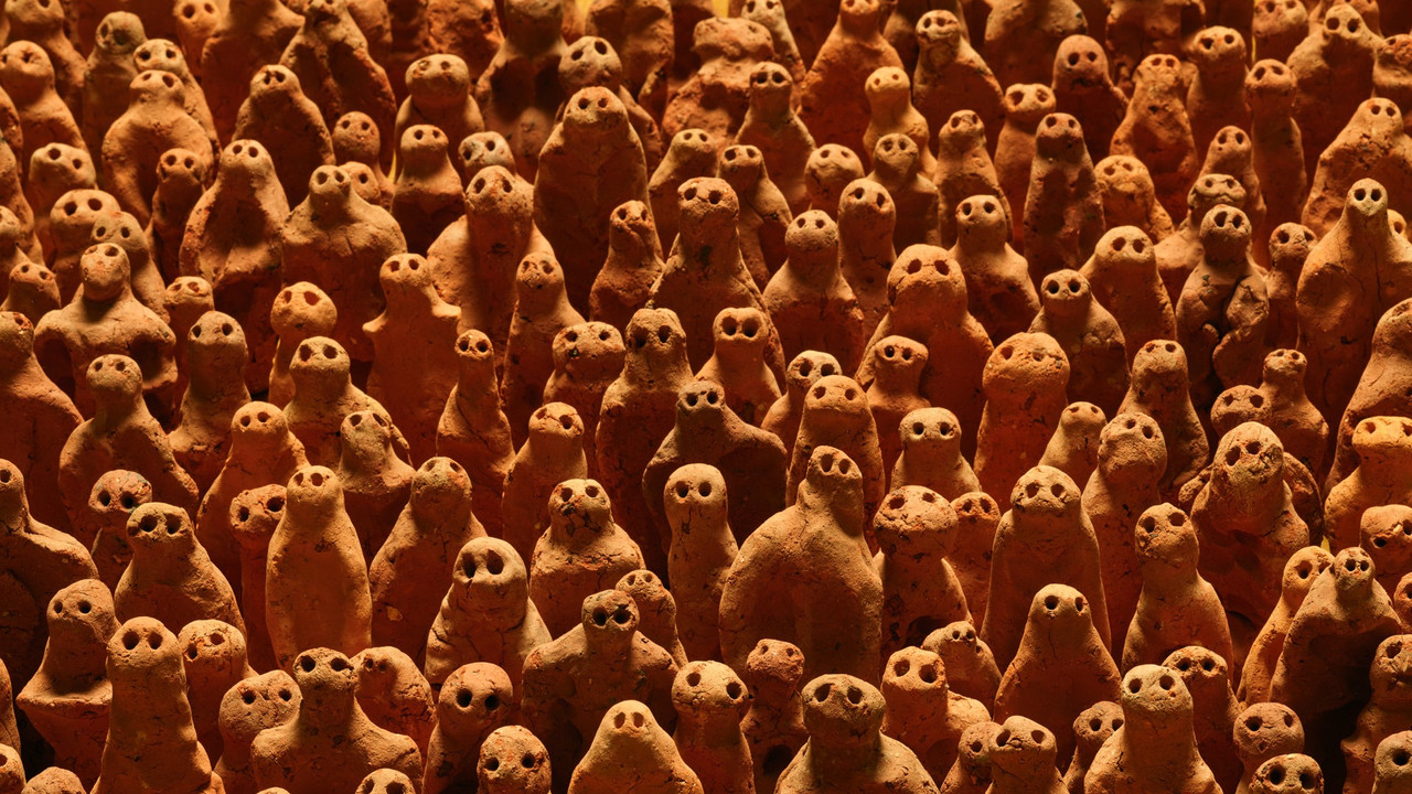 Antony Gormley: Making Space backdrop