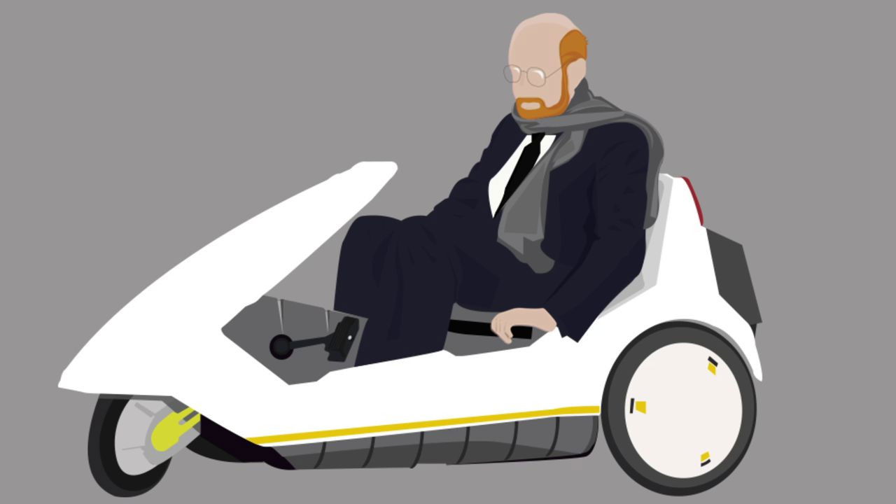 Sir Clive Sinclair - The C5 Story backdrop