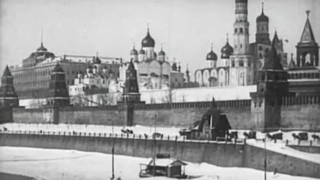 Moscow Clad in Snow backdrop