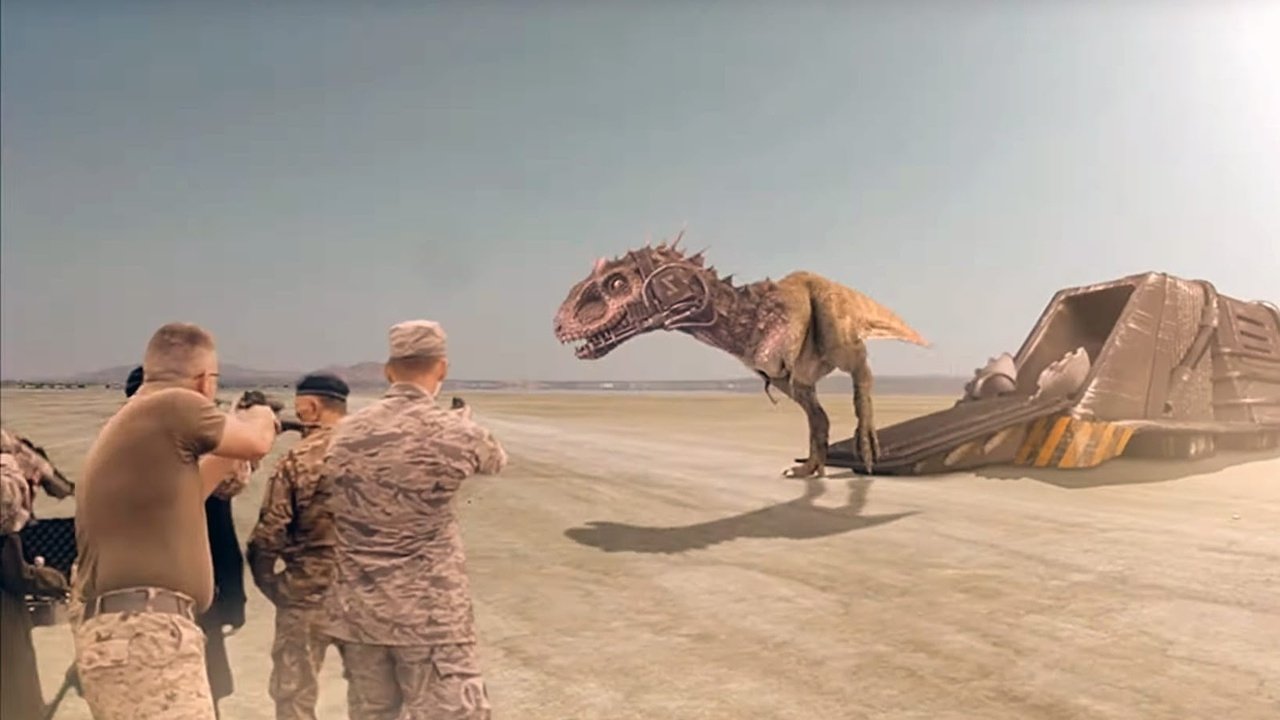 Jurassic Thunder backdrop