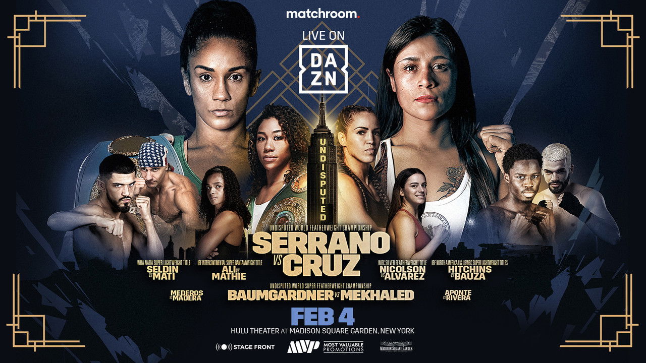 Amanda Serrano vs. Erika Cruz backdrop