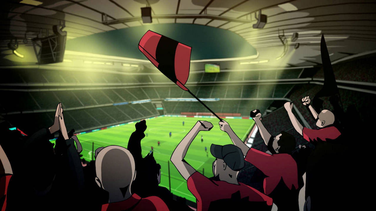 I Love Hooligans backdrop