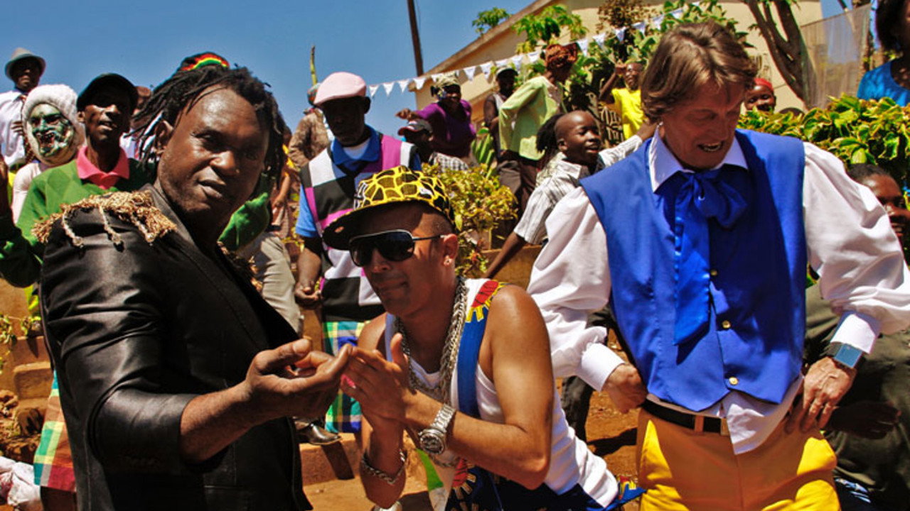 Sean Banan Inside Seanfrica backdrop