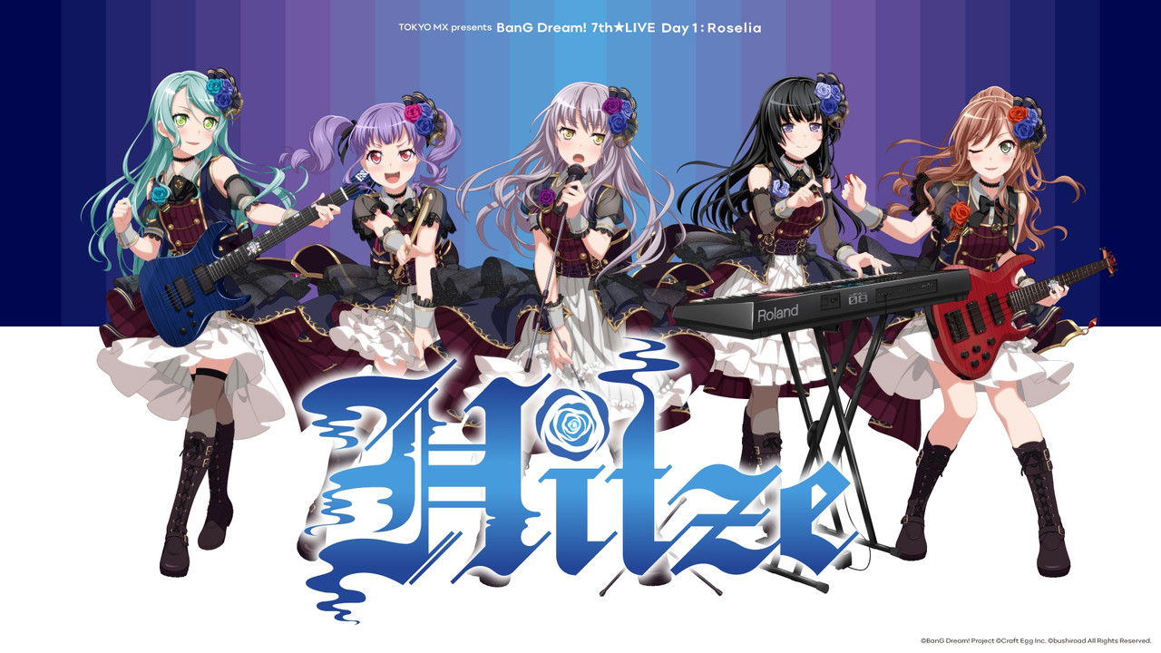 BanG Dream! 7th☆LIVE Day 1: Roselia 「Hitze」 backdrop