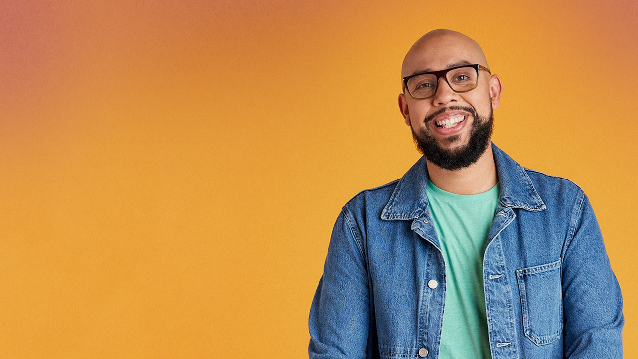 Roots of Comedy With Jesus Trejo backdrop