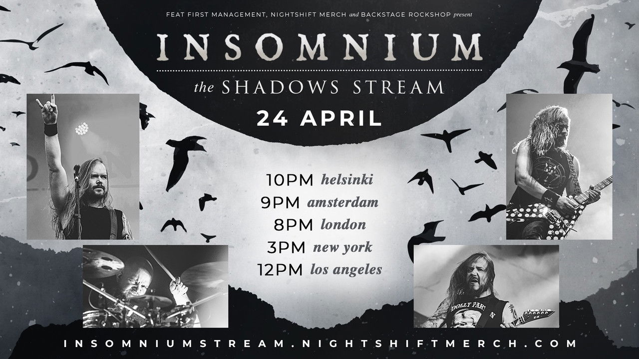 Insomnium - The Shadows Stream backdrop