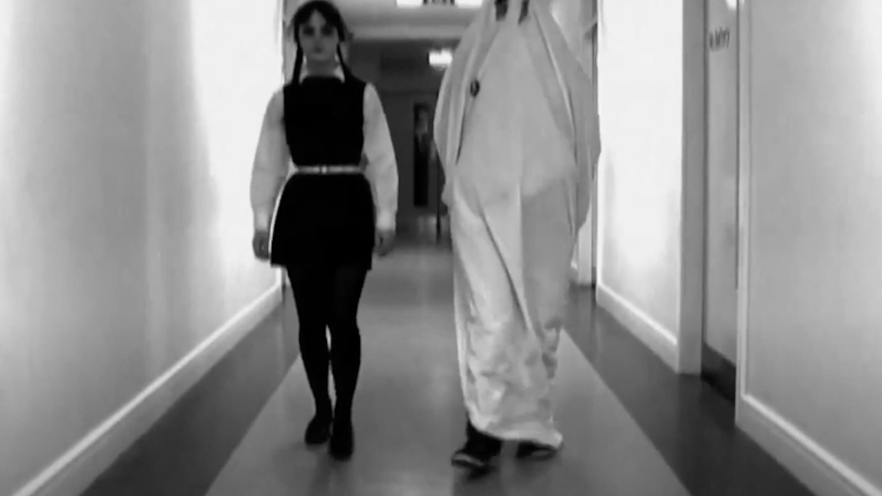 Beware the Horror Ghost backdrop