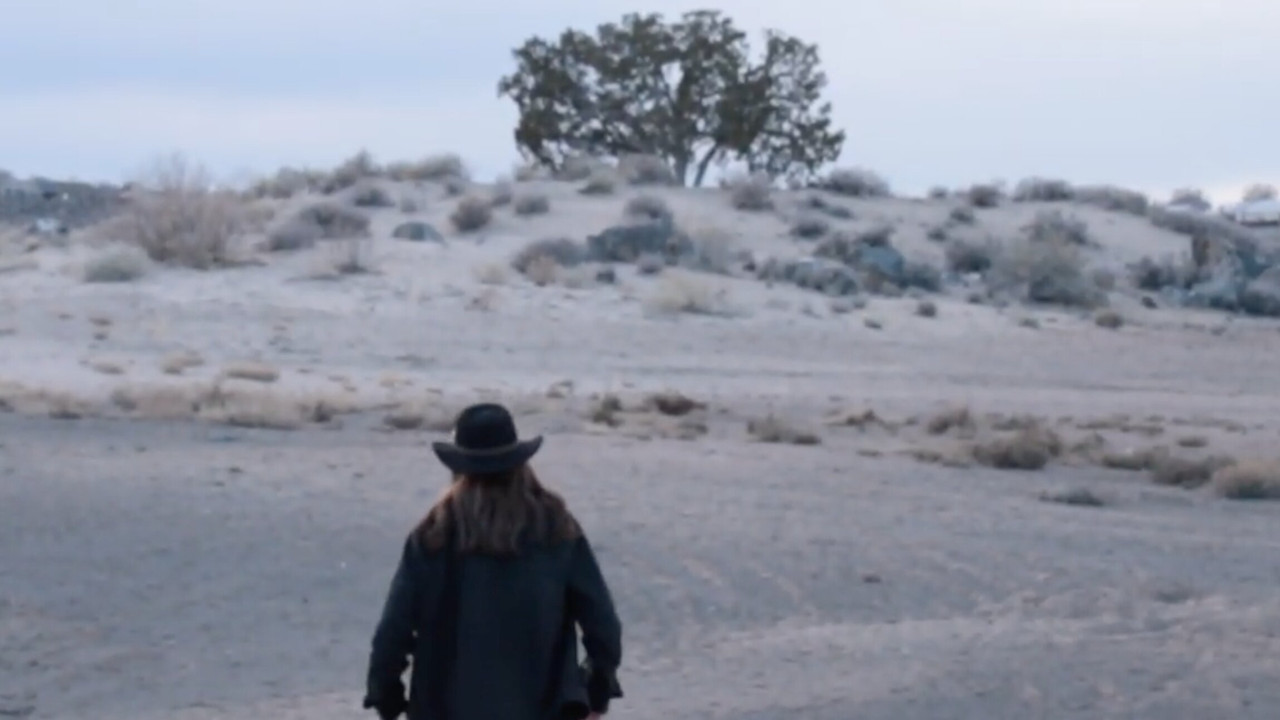 Man in the Mesa backdrop