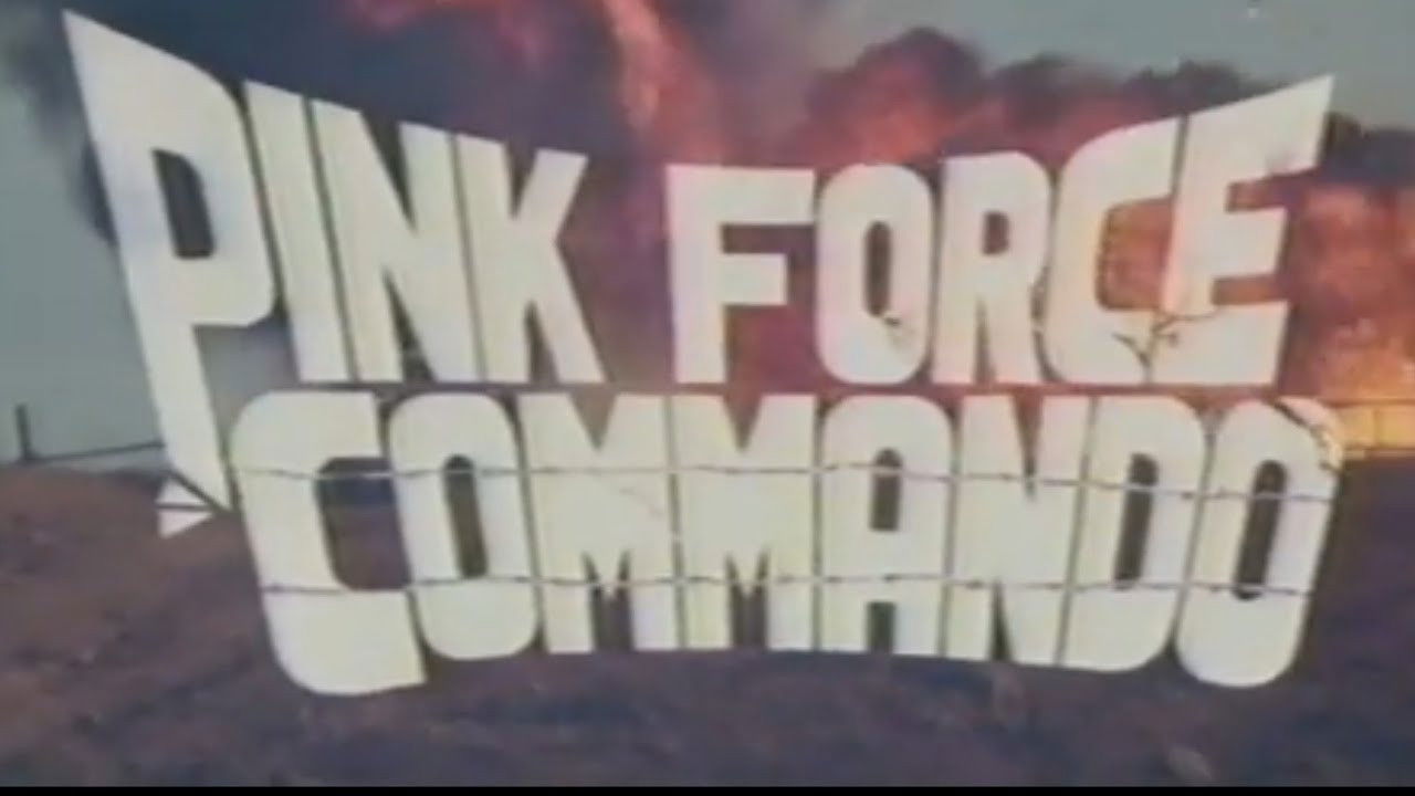 Pink Force Commando backdrop
