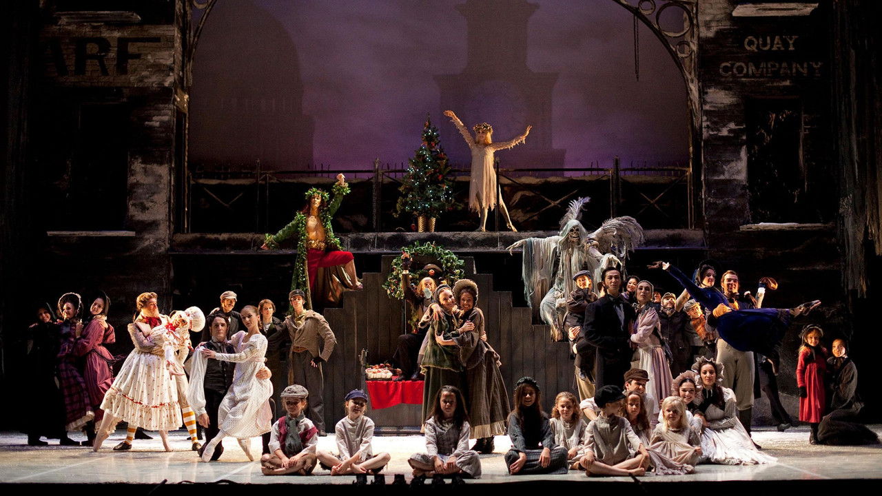 Northern Ballet's A Christmas Carol backdrop