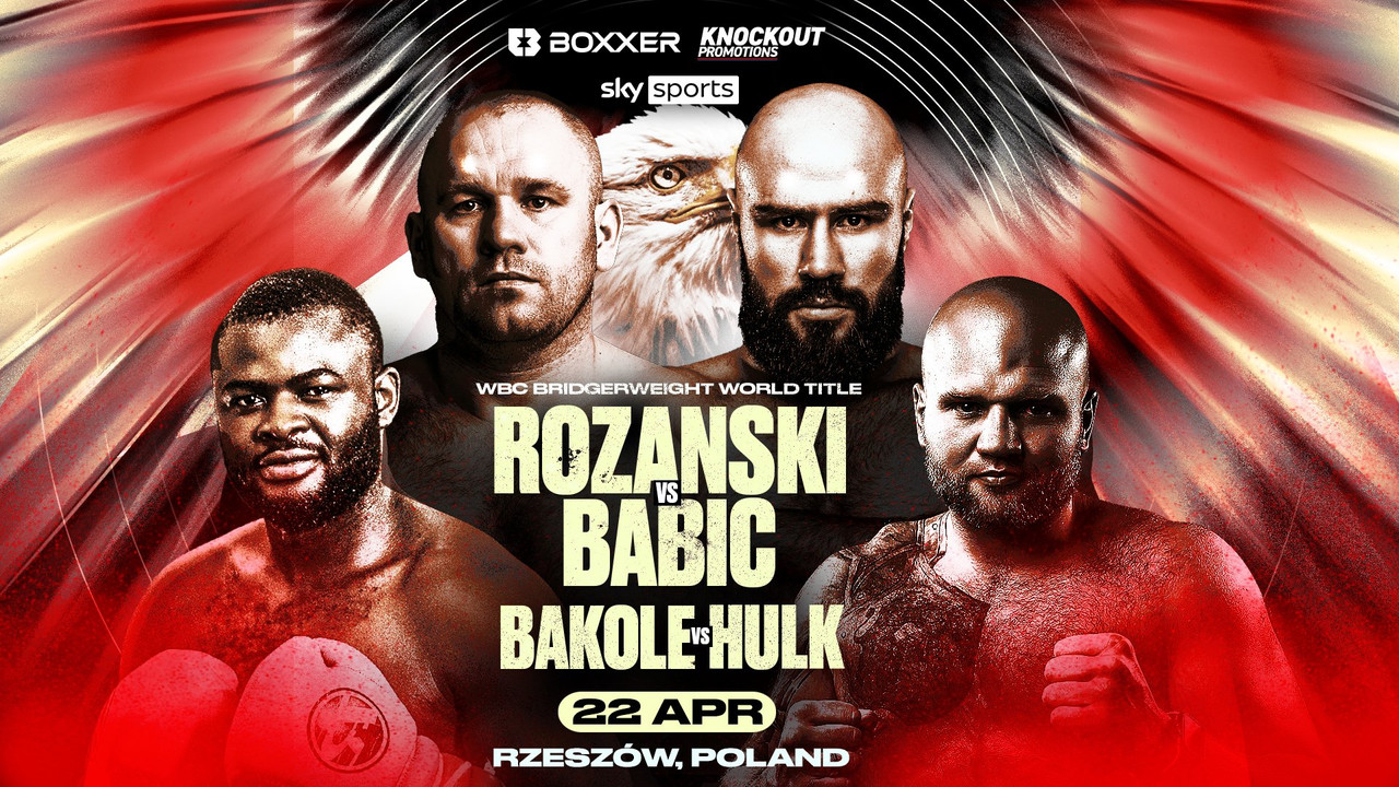 Lukasz Rozanski vs. Alen Babic backdrop