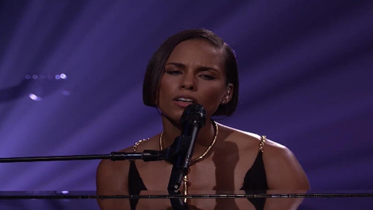Alicia Keys: iTunes Festival backdrop