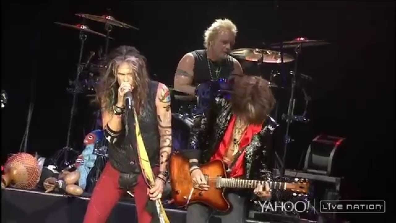 Aerosmith Live in Detroit backdrop